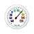 Taylor 5631 Colortrack Dial Outdoor Wall Thermometer, 6"