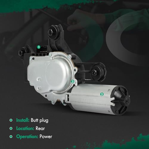 Image of SCITOO Windshield Wiper Motor Compatible for Saturn for Vue | Direct fit for 2008-2010 For Saturn For Vue|Replaces OE 25963804, 96673001|6 Pins|Fit for Rear Wiper Motor Sliver /Black