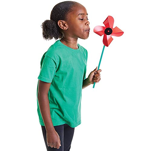 Baker Ross FX200 Kit Mulini a Vento Papavero - Set...