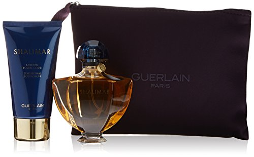 Shalimar by Guerlain Eau de Perfume 3 Pc. Set, Spray,Body Lotion & Toilet Bag