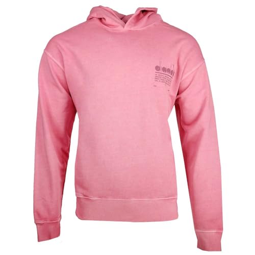 Diadora Mens Manifesto Palette Hoodie Casual Outerwear Casual - Pink