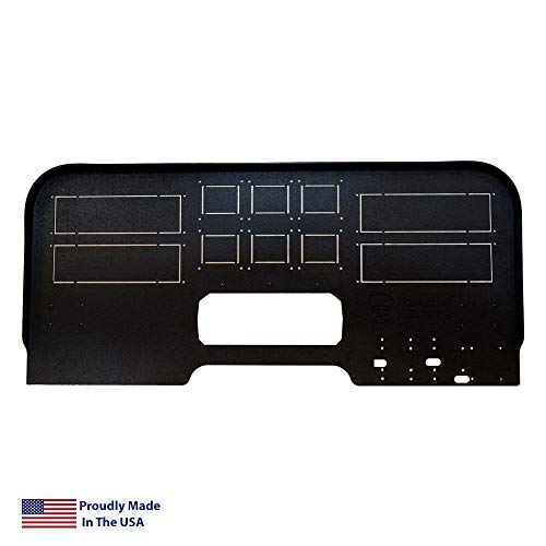 Flight Velocity Mid Profile Cockpit Panel Compatible with Saitek/Logitech G Flight Sim Hardware