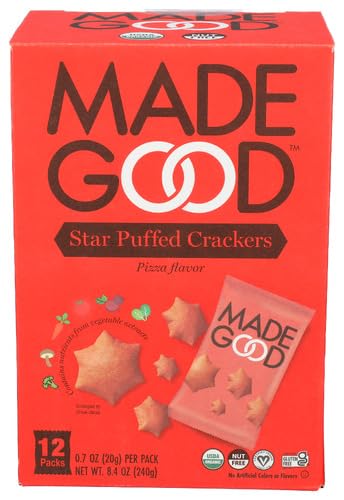 Generic M.adeGood Organic Pizza Star Puffs 8.4 oz (Pack of 4)