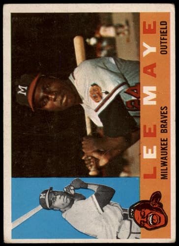 1960 Topps #246 Lee Maye Milwaukee Braves (Baseball Card) FAIR Braves