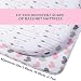 Momcozy Sábana Minicuna 75x33cm / 80x46cm Ajustable para Colchón Capazo/Carro/Cochecito de bebé...