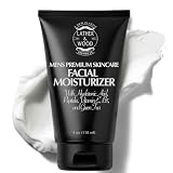 Advanced Face Lotion for Men | Natural Fast Absorbing Non-Greasy Mens Face Moisturizer | Calms and Hydrates | Eliminates Dry, Flaky, and Tired Looking Skin | Fragrance Free | Made in USA | 4oz
