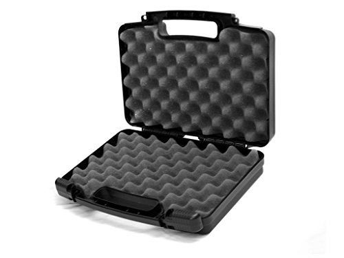 Cases By Source Sl-1483 Lightweight Plastic Carry Tool Case With Convoluted Foam, 13.5 X 7.75 X 3, Black #TOP1