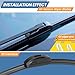 GSPSCN 3 Wipers Replacement for Kia Rio 2023-2018 Original Equipment Windshield Wiper Blades 26