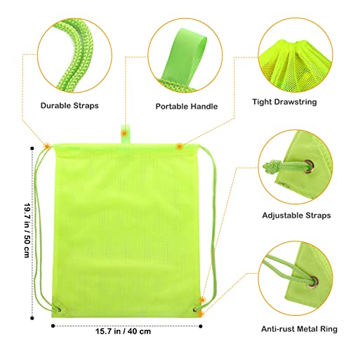 2Pcs Eocusun Collecting Seashells Bag Pool Toys Bag #TOP5