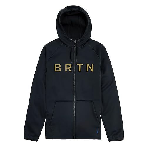 Sweat Zippé Burton Crown WPF FZ True Black en Polaire Premium Hydrofuge