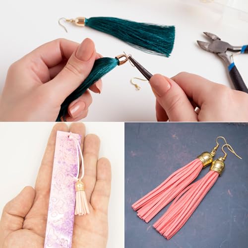 Embouts de cordon de 7,8 mm dorés pour des finitions de bijoux soignées