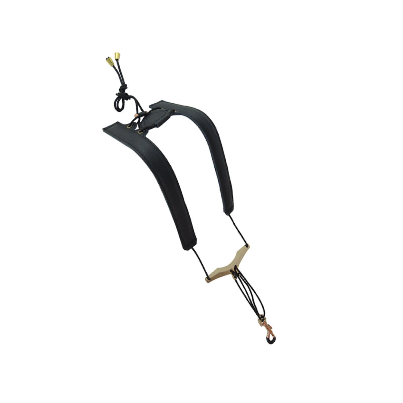Imbragatura per Sax Contralto, Accessori Sassofono Doppia Spalla, Cuoio e Nylon, Regolabile, Nero, Cinghie per Borse per Uso Quotidiano Stili multipli