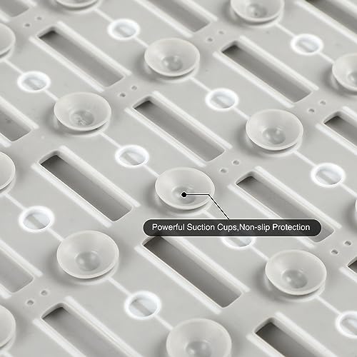 WELTRXE Bath Mats Non Slip Bathtub Mat for Inside Shower 90 x 40 cm Extra Long Shower Mat with Suction Cups for Bathroom Bath Tub Floor Anti Mould - Image 4