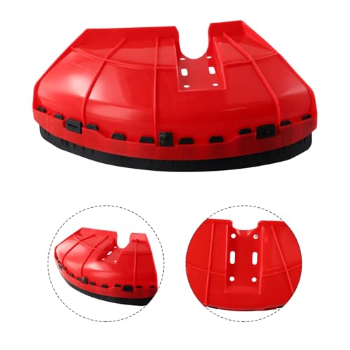 Cubierta protectora 4 en 1 MOTDUHSYG para desbrozadora con placa de abrazadera estable 4