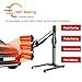 Baking Infrared Paint Curing Lamp, 3900W 110V Short Wave Infrared Lamps with Timer, Stand, Wheels - Adjustable Height & Angle for Automotive Spray Booths Car Bodywork Repair Tools