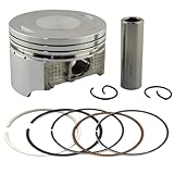 Piston Rings Kit For Motorcycle Cylinder Bore Sizes 655 6575 66 665mm Compatible With SL230 97 98 99 00 07 08 XR230(Assembly 65.5mm)