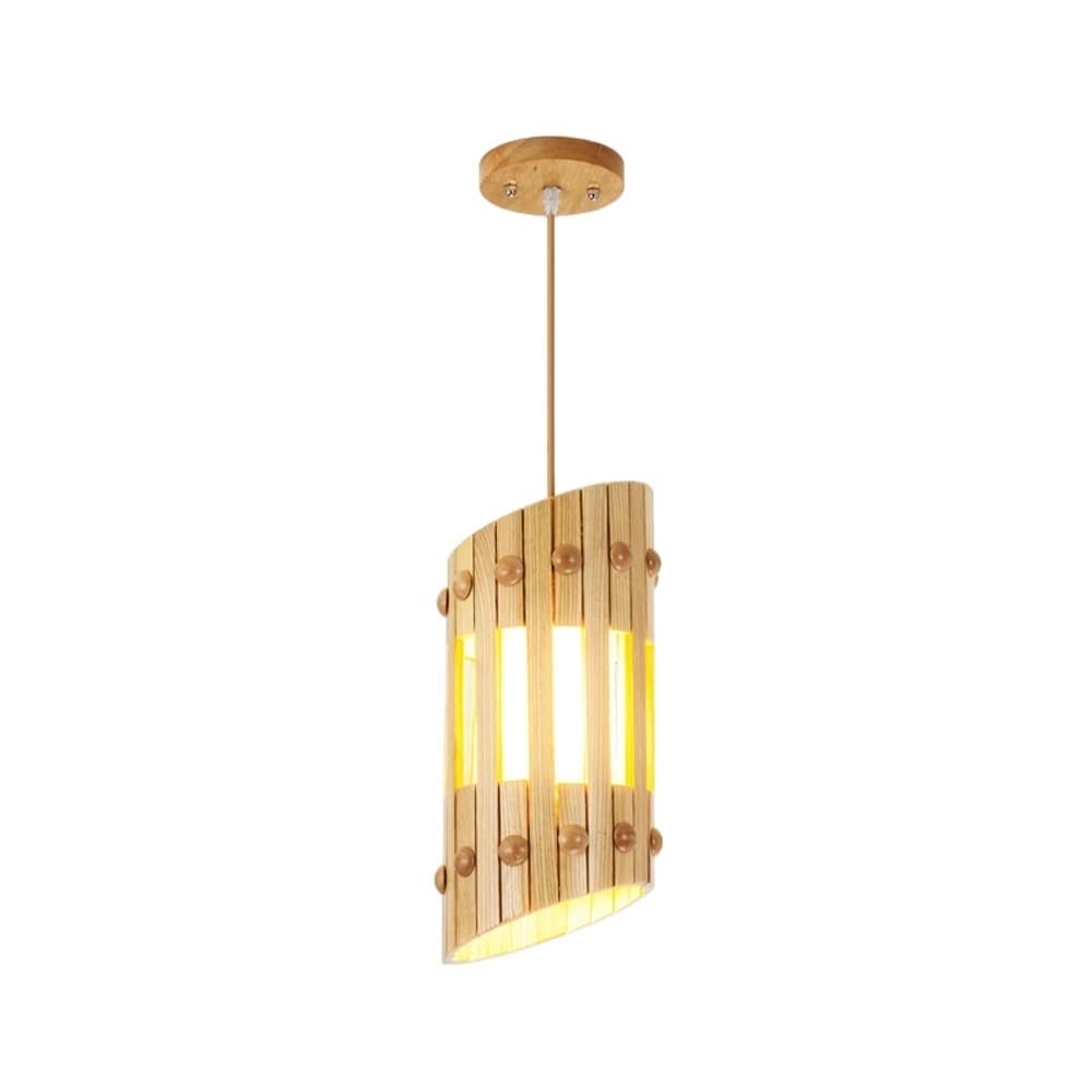Suspension Hage Alignable Sulir Des Plations Led bois luminaire moderne 9W
