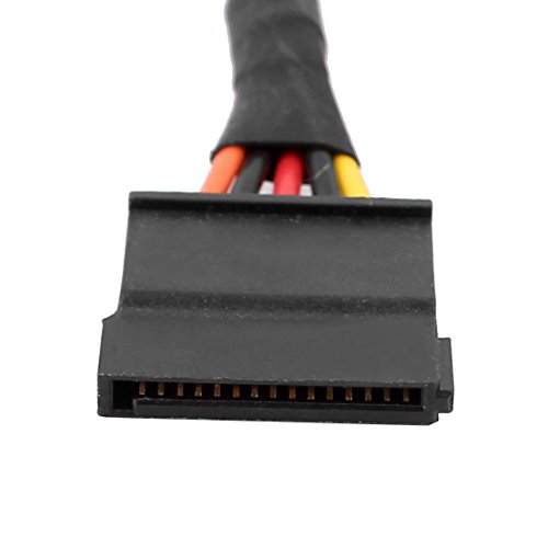 Adaptador Cable 5 Pin a 3 SATA de 35 pulgadas Blanco miniatura 3