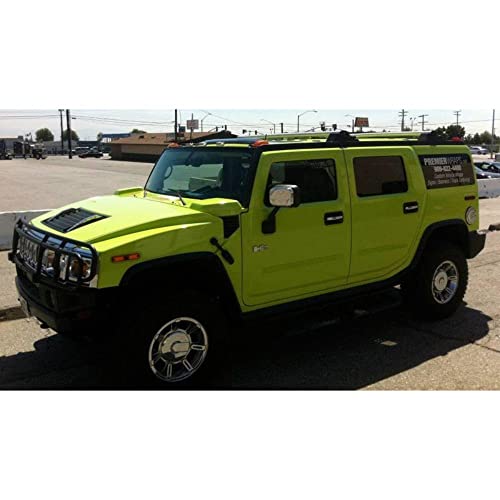 Avery Sw900-731-O Gloss Lime Green 3In X 5In (Sample Size) Supreme Vinyl Car Wrap Film #TOP4