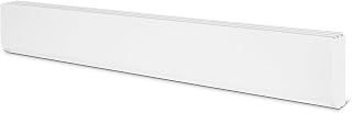 Stelpro Bella Baseboard Heater - 1000W (750W)/ 240V (208V) - Measures 48 3/8" x 2 9/16" - Silent Comfort For Rooms Up To 100 Sq Ft - High-End Finish With Curved End Caps, White (BA1002W)