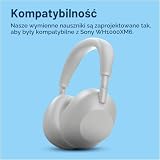 Zapasowe Nausznik do Sony WH-1000XM3 Noise Cancelling Słuchawek od MMOBIEL - Memory Foam i Protein PU Wymienna Poduszka Uszu - Noise Isolation Pady Nauszne – Brązowe (Srebrny, WH-1000XM6)