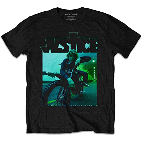 Rock Off Justin Bieber Dirt Bike Ufficiale Uomo Maglietta Unisex