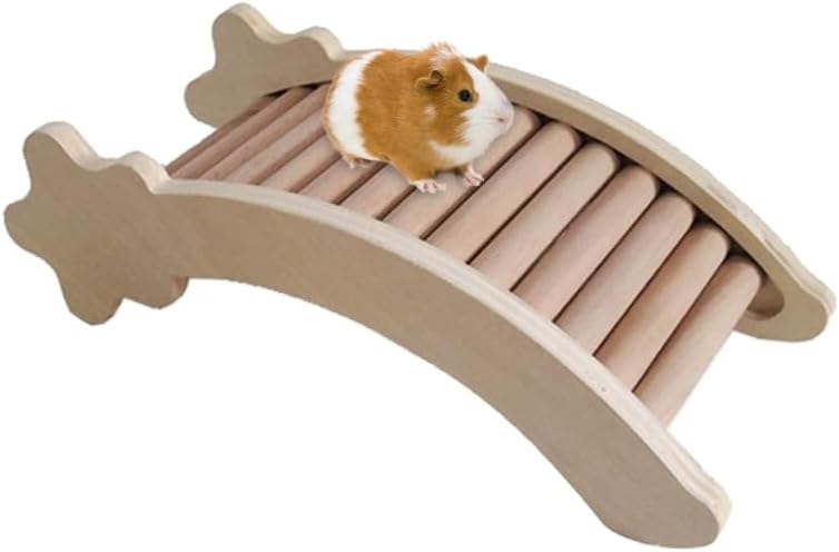 Hamster House Pet Ladder Rabbit Climbing Bridge Toy Bird Nest Ladder Hamster House Accessories Toy for Pet Hamster Cages and Habitats