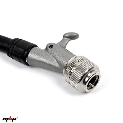 MBP Bicycle High Pressure Shock Pump (300 Psi Max) Front Forks and Rear Suspension, Special Pump Head with Lever Lock