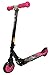 Jdbug Classic 4 Patinete Infantil, Niño, Negro/Rosa, 5"