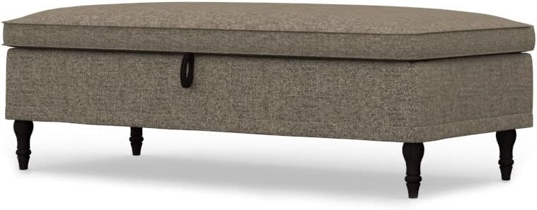 comfortly Bench Slipcover Replacement Hand Made Compatible with STOCKSUND Bench - Covers ONLY (Heavy Duty - Brown)