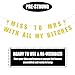 Pre Strung Miss to Mrs With All My Bitches Banner - Bachelorette Party Hen Party Decorations, Bachelorette Weekend Celebration Decorations Gold Glitter