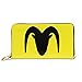 Produktbild JHGFG Mode Handtasche Reißverschluss Brieftasche Bergziege Symbol Telefon Kupplung Geldbörse Abendkupplung Blockieren Leder Brieftasche Multi Card Organizer