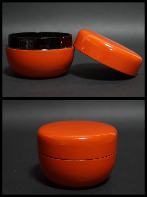 Amazon.co.jp: 【閑】鎌倉彫菊桐彫茶箱皆具揃『京焼茶碗茶巾筒振出棗