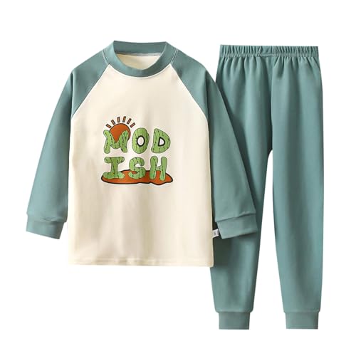 Kinderpyjamas Jungs, Schlafanzug Jungen Baumwolle Unisex Weiche...