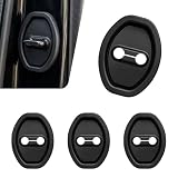 GGAA 4PCS Car Door Latch Lock Covers, Silicone Door Protector Guards with Noise...