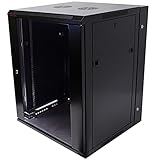rack mural Dispone de cerradura para bloquear la pivotación del armario. Fondo de marco de 100 mm. Soporta un peso máximo de 40 Kg en accesorios instalados.