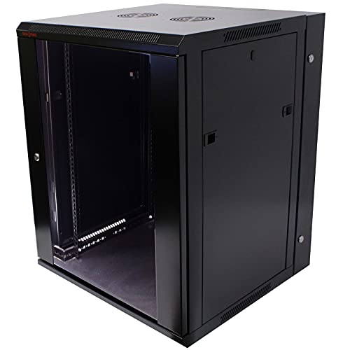 Preisvergleich Produktbild RackMatic - Serverschrank 19" rack 15HE 600x600x770mm schwenkbar wandverteiler SOHORack Rackmatic