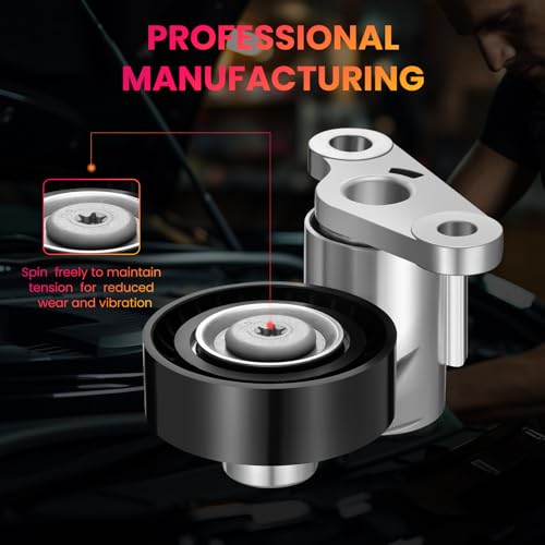 BDFHYK 38159 Belt Tensioner Assembly Pulley Compatible for 1999-2009 Buick Cadillac Chevrolet GMC Hummer Isuzu Saab Workhorse (Custom Chassis),tensi oner pulley Replacement 49276 305258 49150 45816 by BDFHYK - Used condition - Image 4