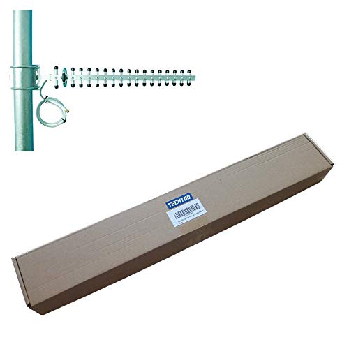 Techtoo Wifi 2.4Ghz 18Dbi High Gain Yagi Directional Antenna Booster With Rp-Sma Connector For Wireless Network Router/Reapter/Usb Adapter/Extension Network Pci Card/Ip Camera #TOP3