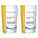 Westlab Pure Zechstein Magnesium Flakes (2 x 2.2lb resealable bags, 4.4lb) Natural, certified Zechstein Inside. Absorbs better than Epsom Salt. Transdermal Magnesium for Aching Muscles, Insomnia