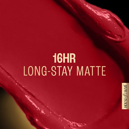Image of Lakme Forever Matte Liquid Lip Colour, Red Revival, 5.6 ml (Pack of 2)