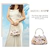 Fecialy Blume Kupplung Handtasche Frauen 3D Floral Abend Handtaschen Kette Riemen Schultertasche für formale Party Braut Hochzeit #5