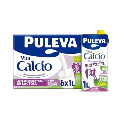 Puleva Vita Calcio Leche Semidesnatada sin Lactosa 1L