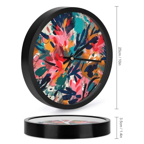 Horloge murale silencieuse à grands chiffres pour salon - 3