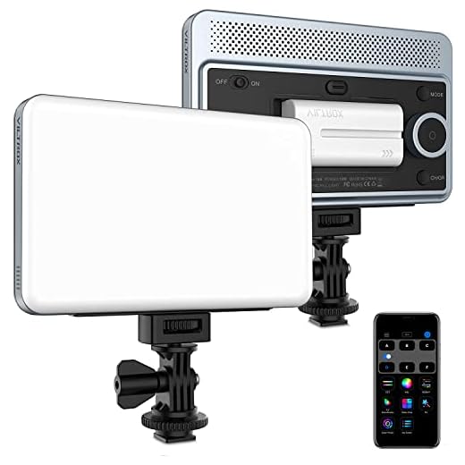 VILTROX 18W 2800K-6800K CRI 95+ On Camera LED Panel Video Light, 1800LUM Smartphone Control LED Key Light, Dimmable Photography Fill-in Lamp 10 Lighting Effects for Photography YouTube Tiktok