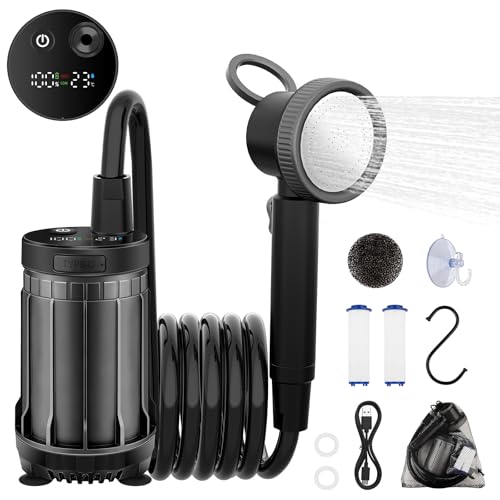 Fotgear Portable Camping Shower, 8000mAh Rechargeable Outdoor Shower Pump - Image 9