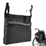 【Material de alta calidad】Esta bolsa para silla de ruedas está fabricada con tela Oxford 420D resistente, impermeable, resistente a la humedad y a la abrasión. Ideal para el uso diario como bolsa para silla de ruedas o andador.
