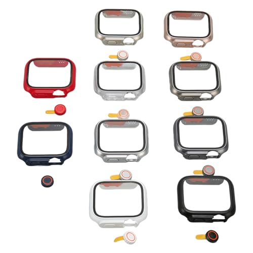 Funda para iWatch 7 de 41 mm rígida PC con protector pantalla 4