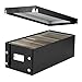 Media Storage Box, Holds 52 DVDs in Full-Size DVD Cases, Sold as 1 Each, 12PACK , Total 12 Each