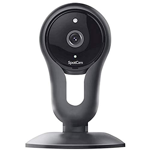 SpotCam FHD 2 Wireless Home Security Camera, 1080p FHD, Indoor, Night Vision, Two-Way Talk, Motion & Sound Alert, Alarm Siren, for Home/Office/Baby/Nanny/Pet, Free Fulltime Continuous Cloud Recording